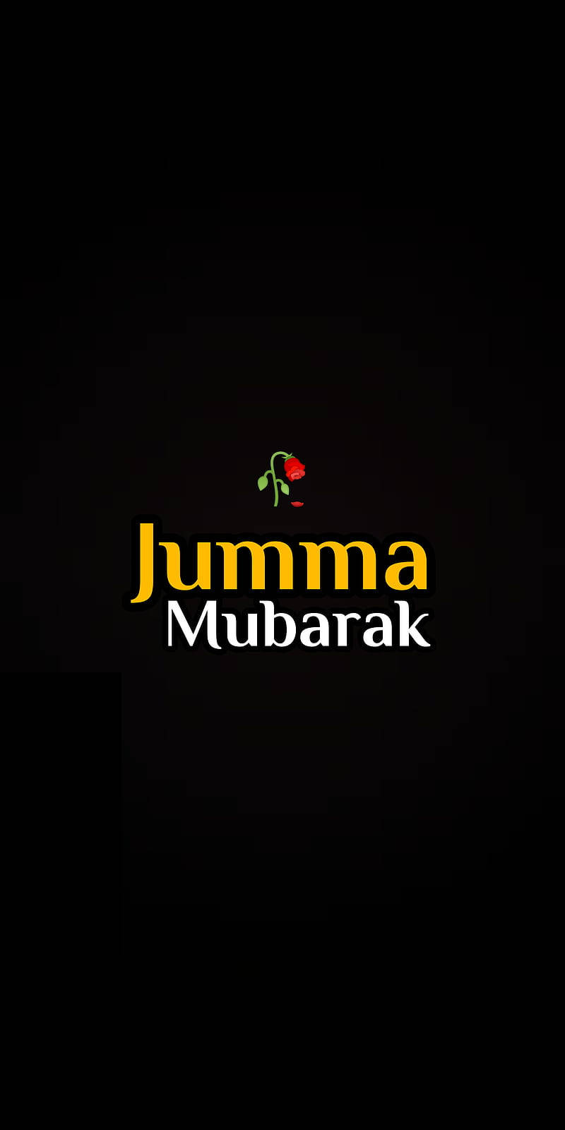 Jumma Mubarak Minimalist Picture