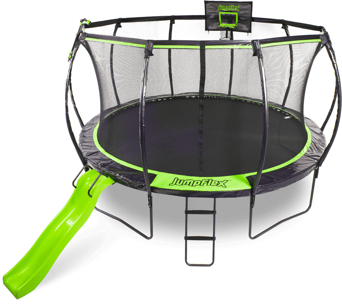 Jump Flex Trampolinewith Safety Net PNG