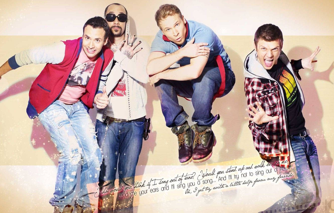 Jumping Backstreet Boys Wallpaper