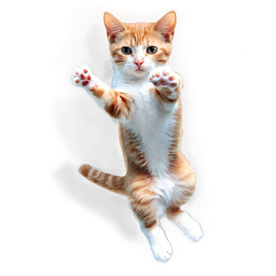 Jumping Cat Transparent 05252024 PNG