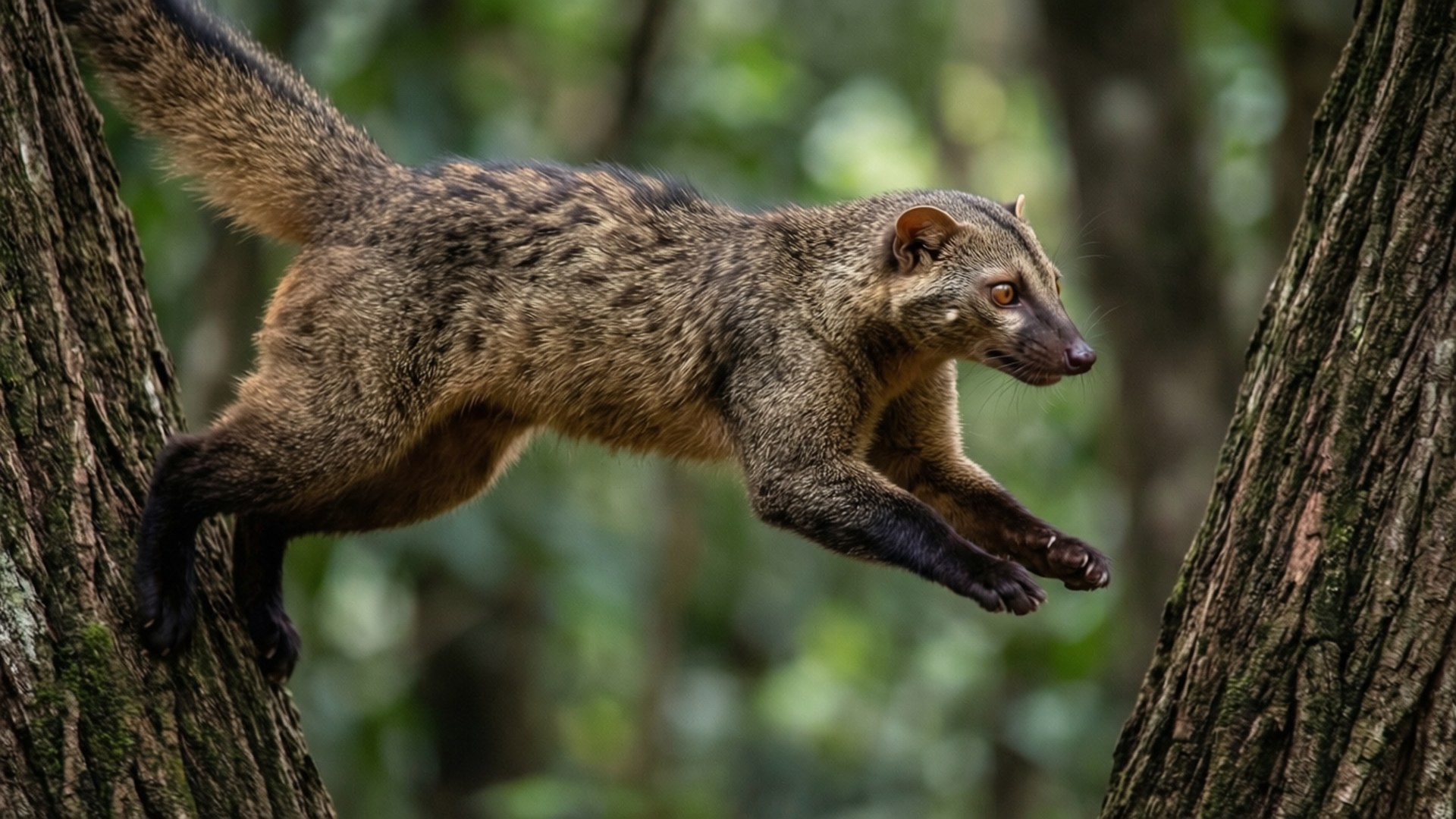 Hoppande Civet Bakgrundsbilder