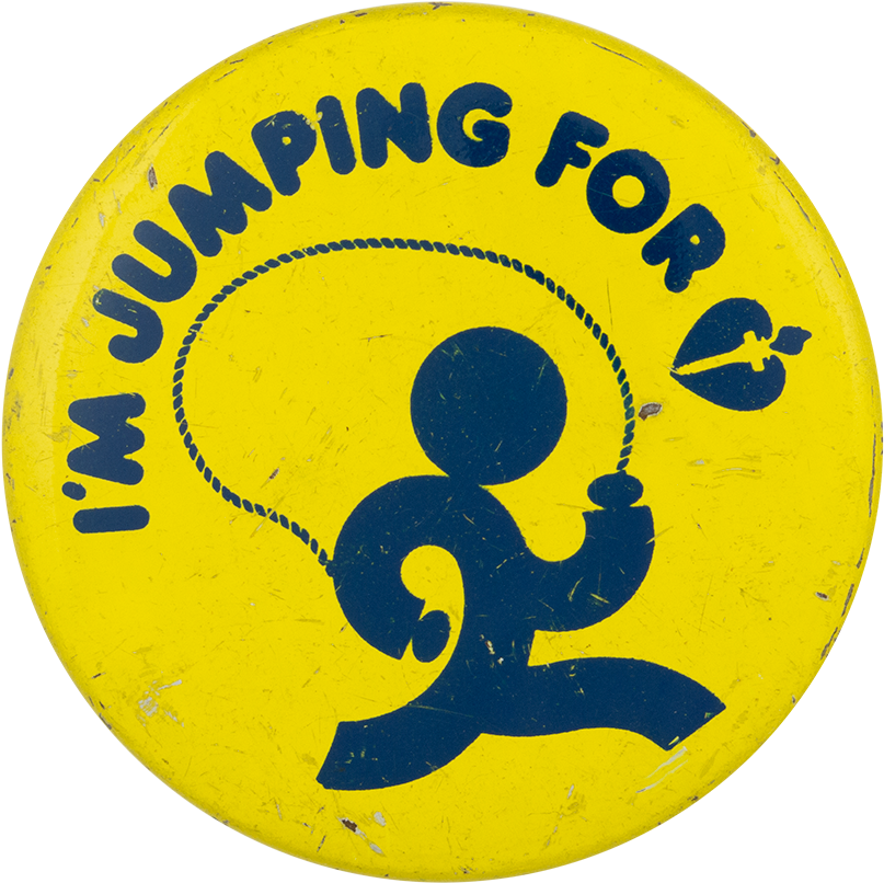 Jumping For Joy Vintage Badge PNG