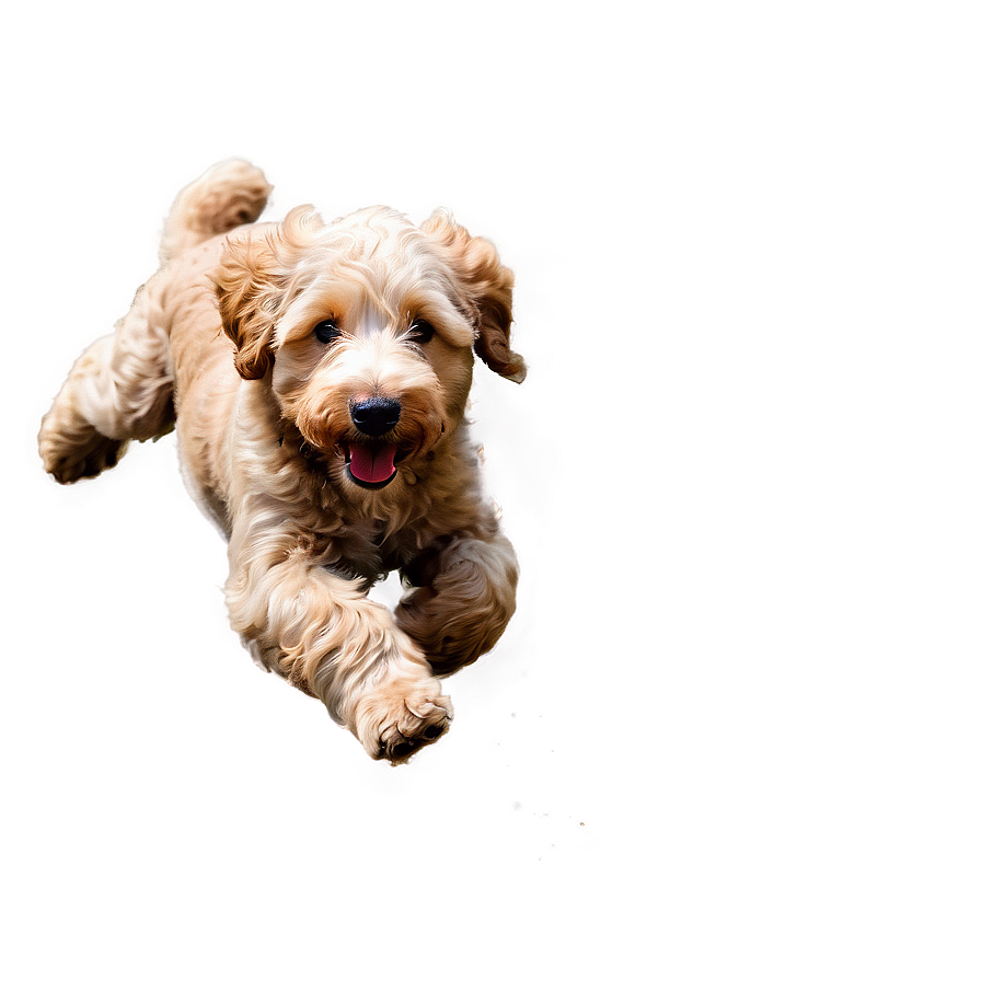 Jumping Goldendoodle Png 62 PNG