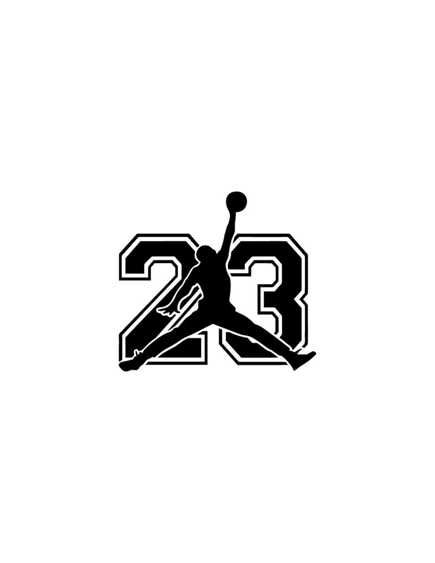 Jumpman Logowith Number23 Wallpaper