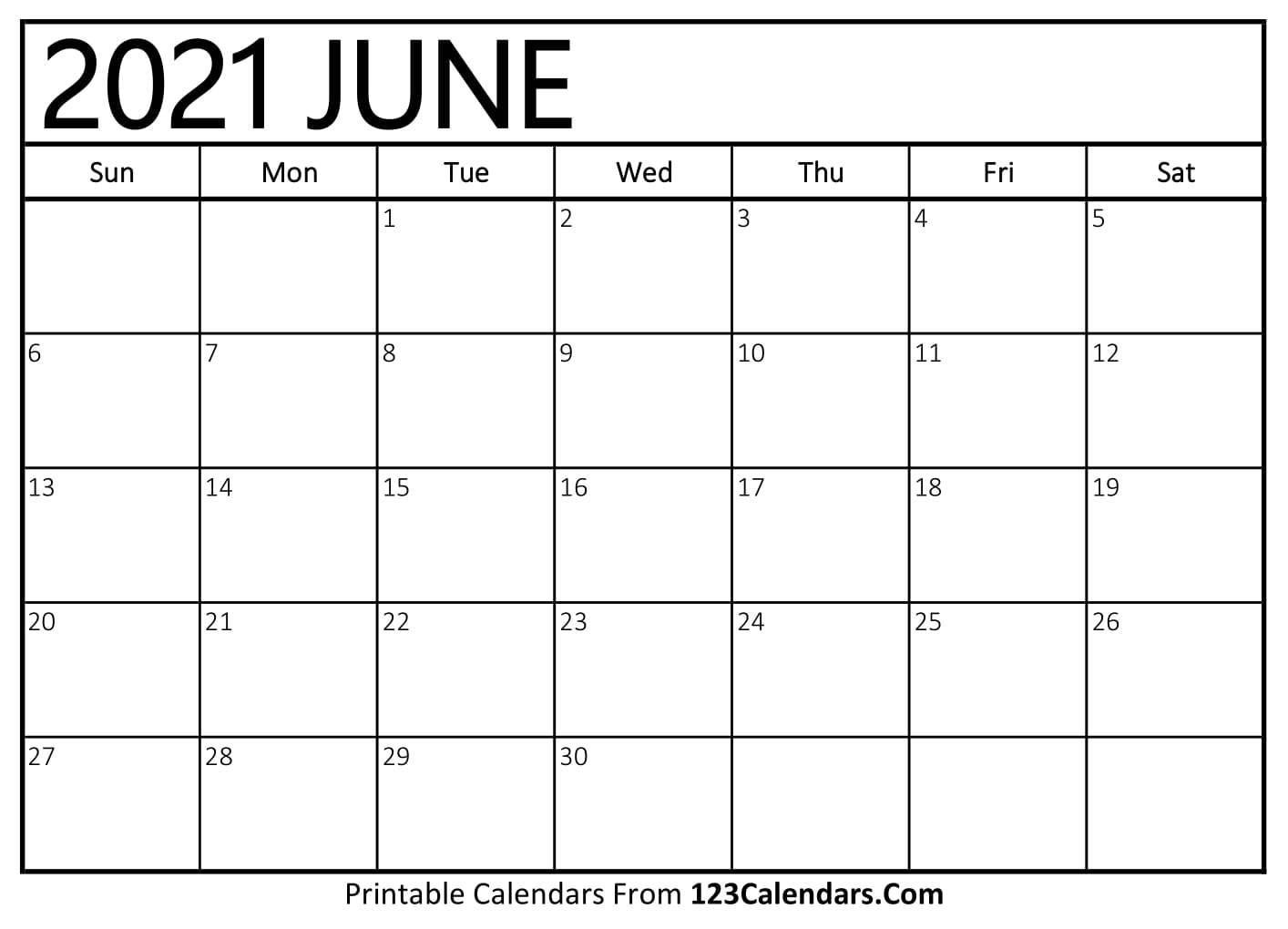 Calendariode Junio De 2021 Con Un Fondo De Playa. Fondo de pantalla