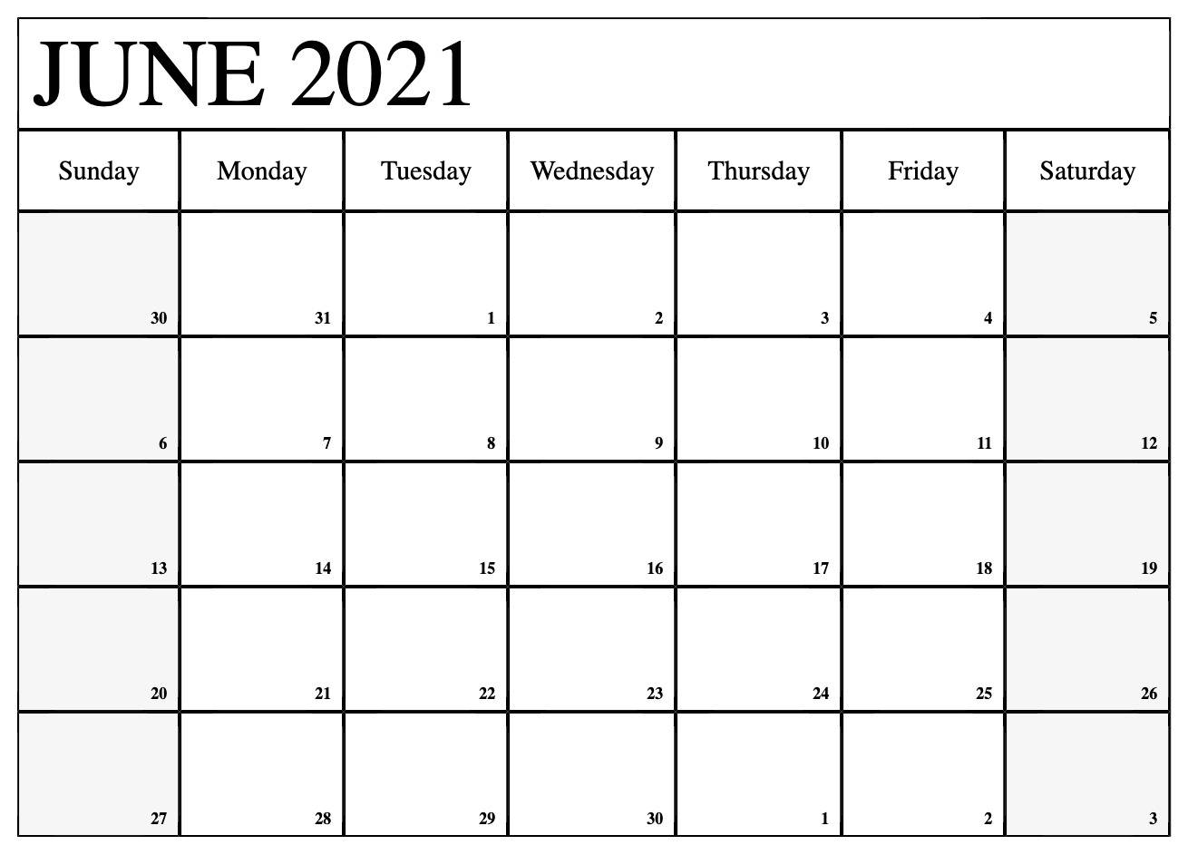 June 2021 Calendar With Holidays Wallpaper