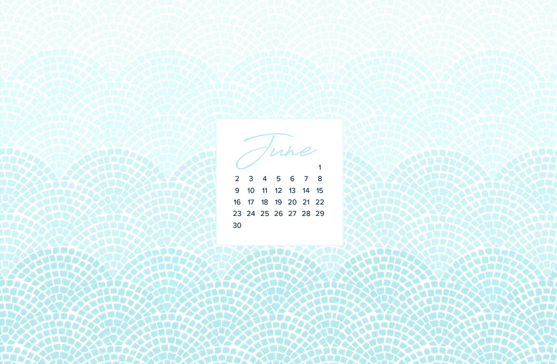 June Desktop Calendar Background Wallpaper