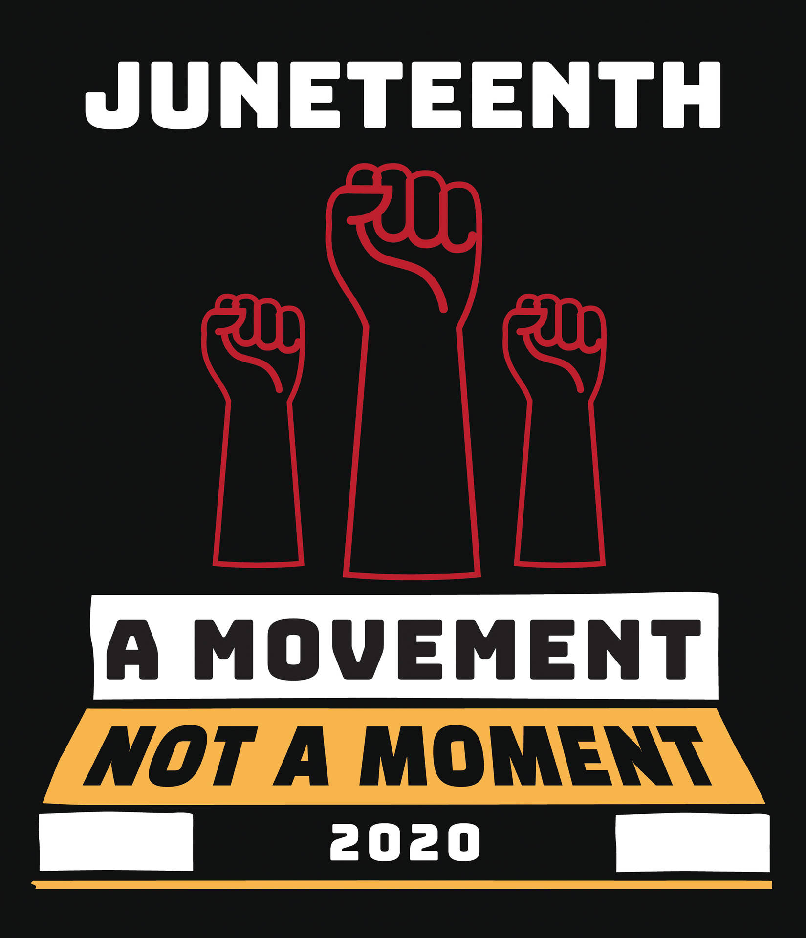 Juneteenth Movement Poster Wallpaper