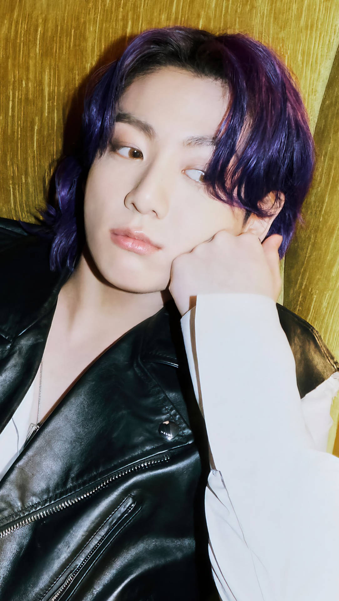 Jungkook Butter Purple Hair Wallpaper