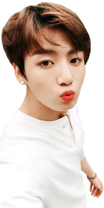 Jungkook Selfie White Shirt PNG