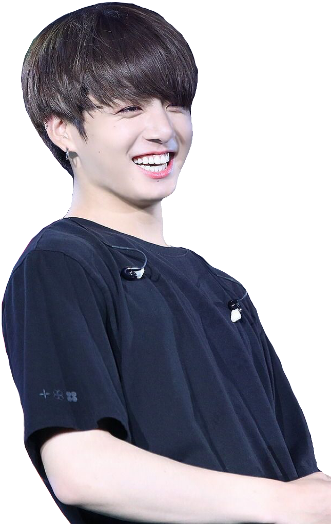 Jungkook Smiling Charmingly PNG