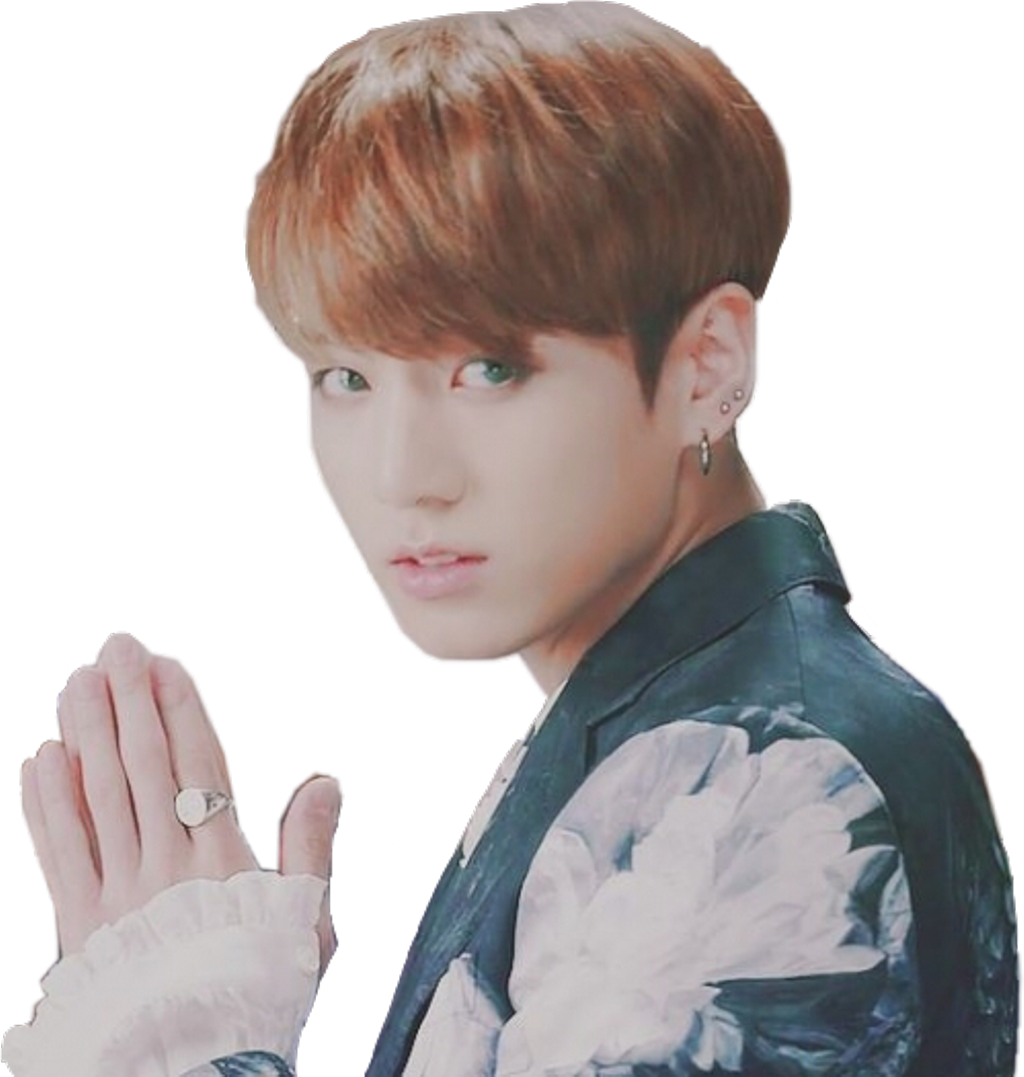 Jungkookin Floral Jacket PNG