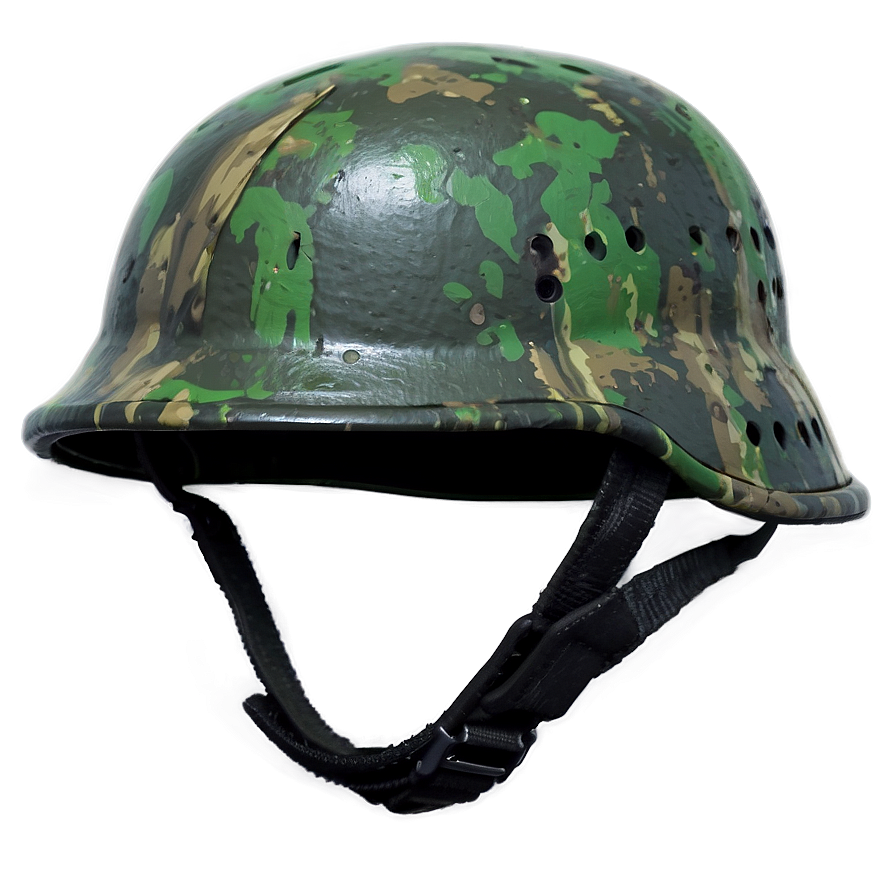 Jungle Camo Soldier Helmet Png Ivy PNG