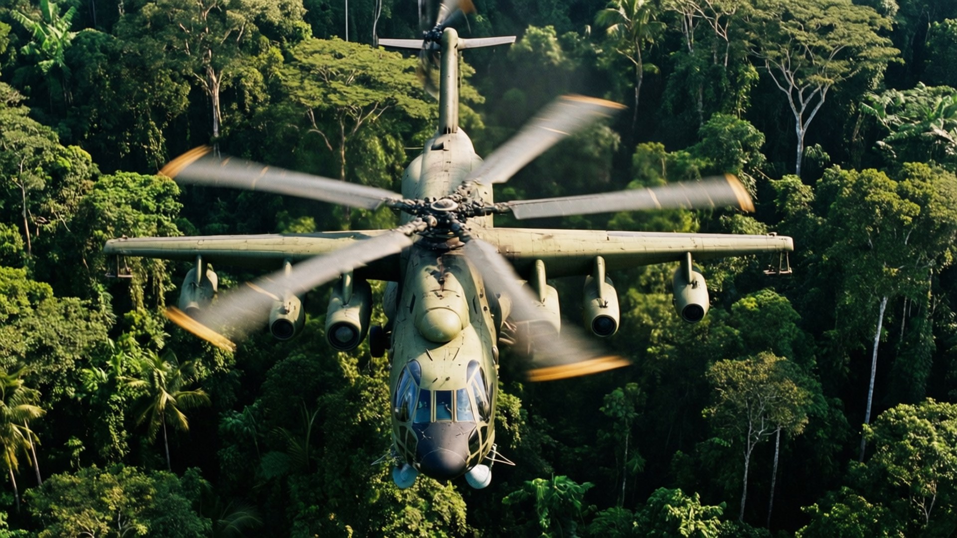 Jungle Canopy Flight Wallpaper
