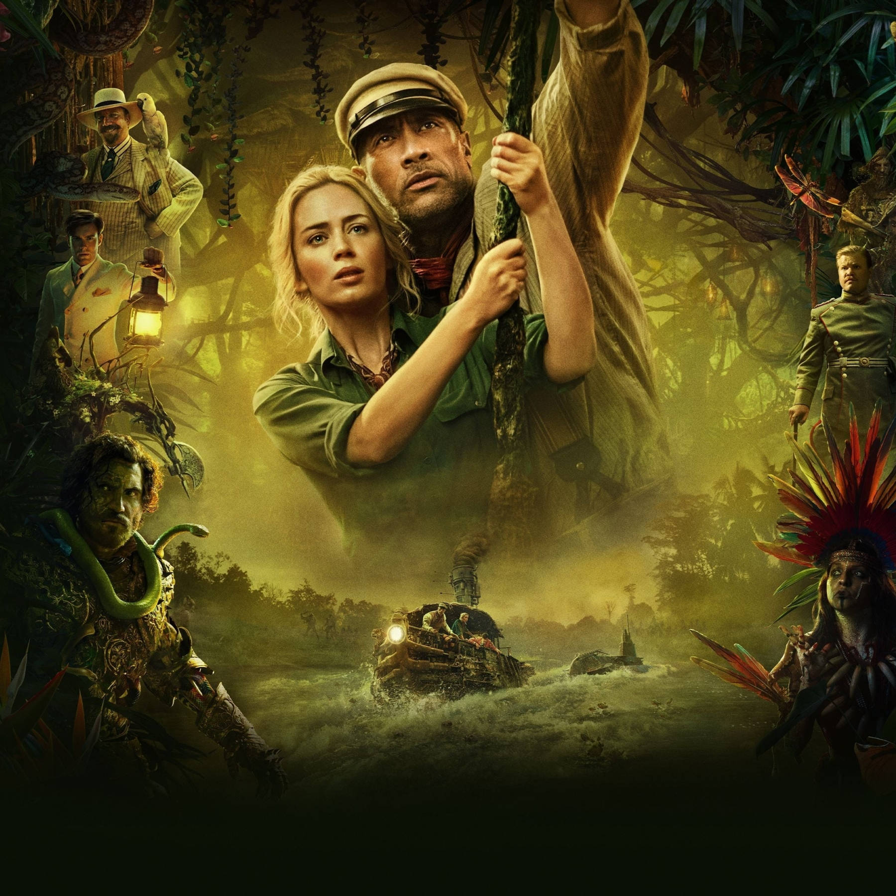 Jungle Cruise Jungle Cover Art Background