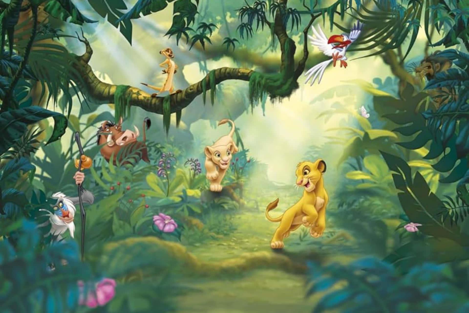 Jungle Friends Adventure Wallpaper