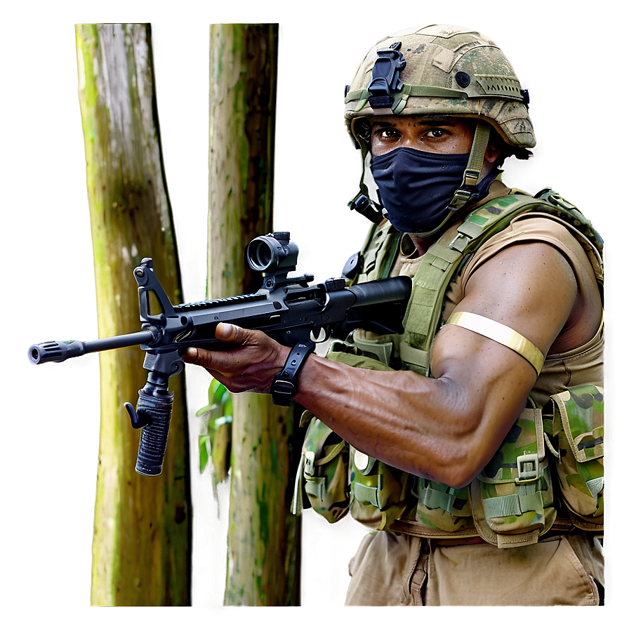 Jungle Warfare Battlefield Png 06252024 PNG