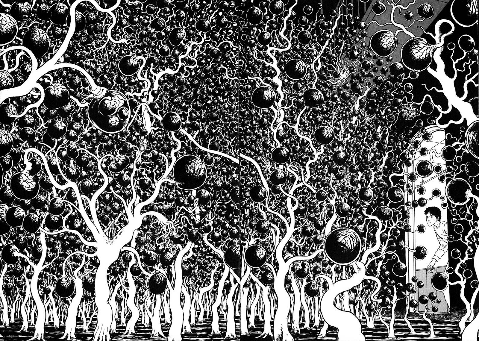 Junjiito - Seltsame Bäume Wallpaper
