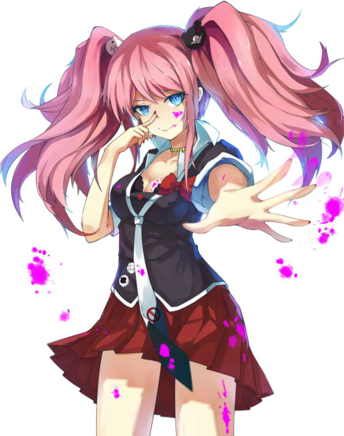 Junko Enoshima Anime Character PNG