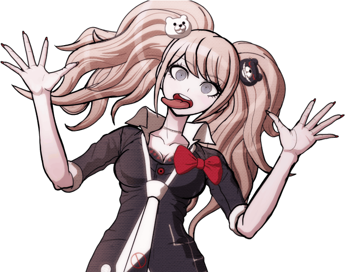 Junko Enoshima Anime Character Expression PNG