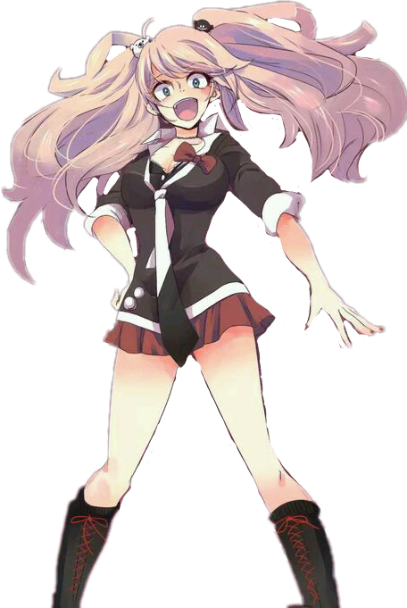 Junko Enoshima Anime Character Pose PNG