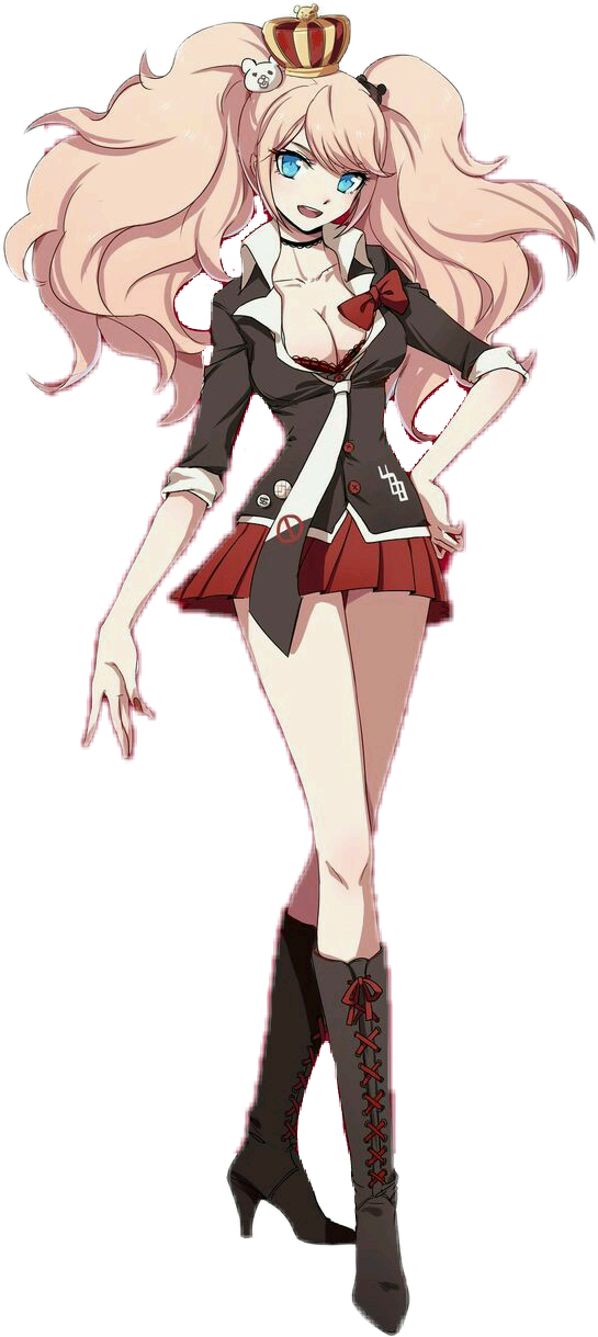 Junko Enoshima Standing Pose PNG