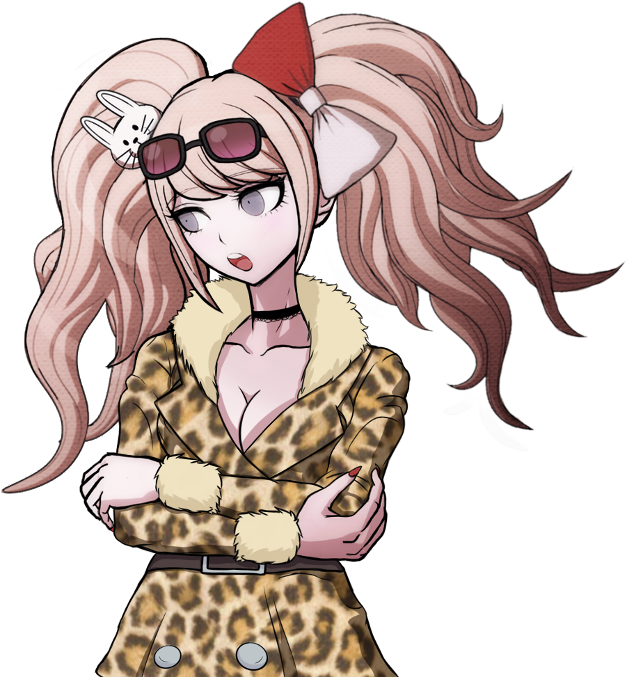 Junko Enoshima Stylish Pose PNG