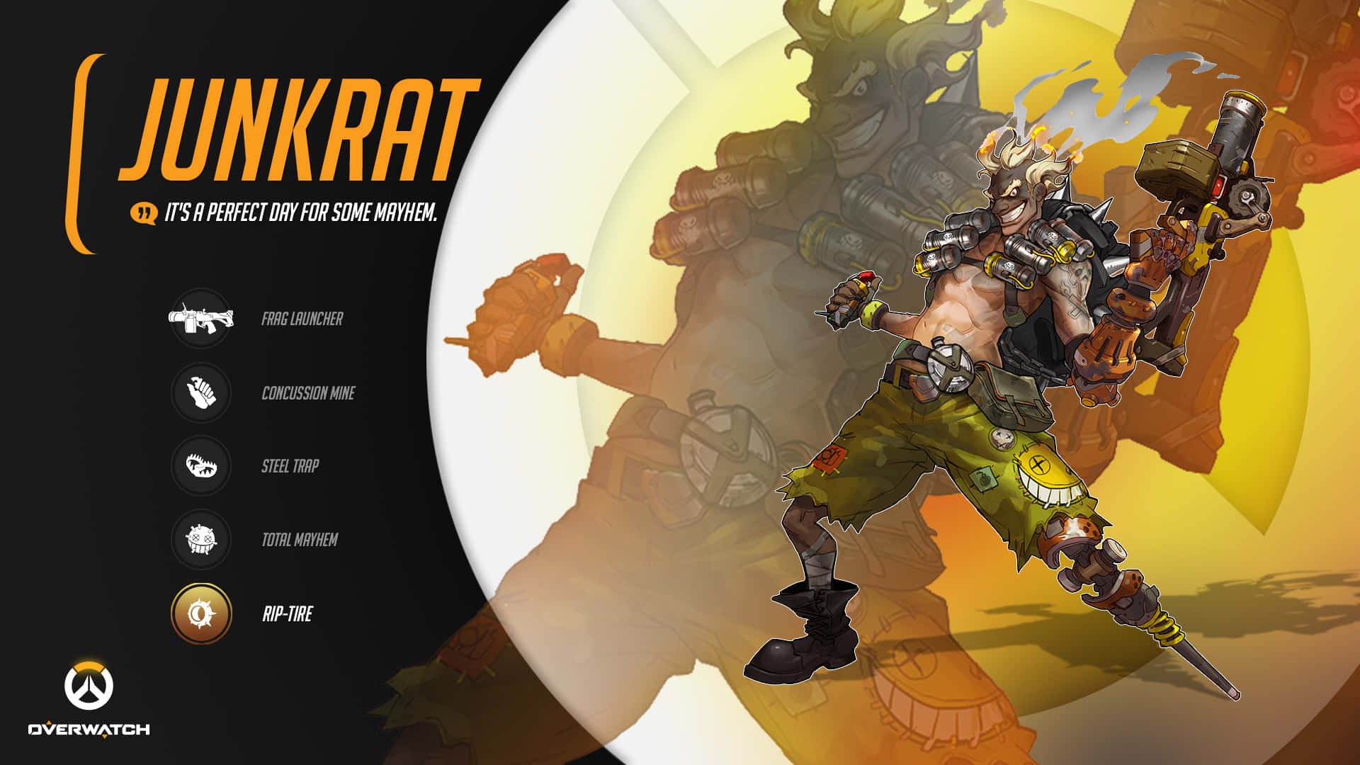 Tricking Your Way to Victory with Junkrat Wallpaper