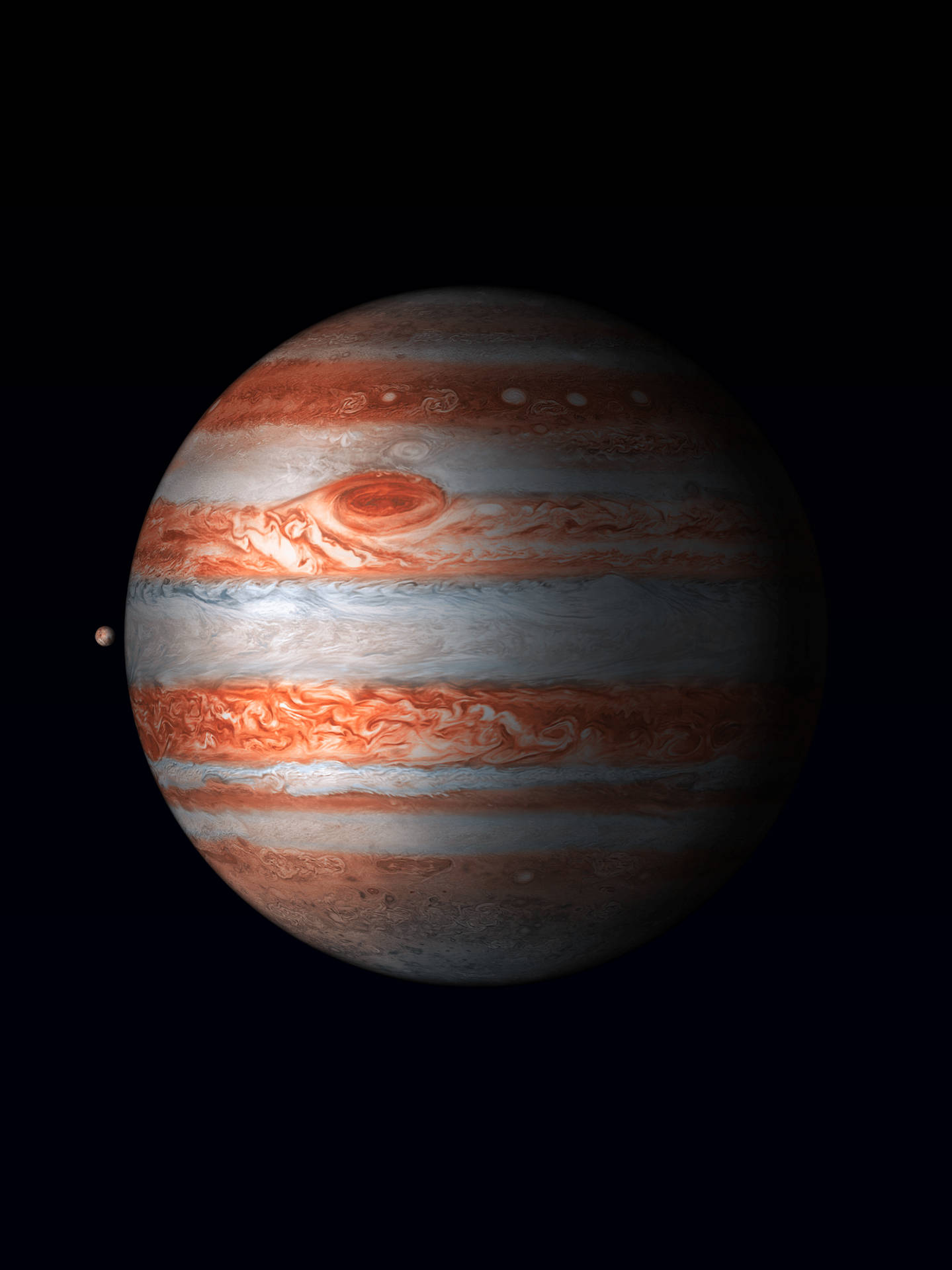 Jupiter And Ganymede Wallpaper