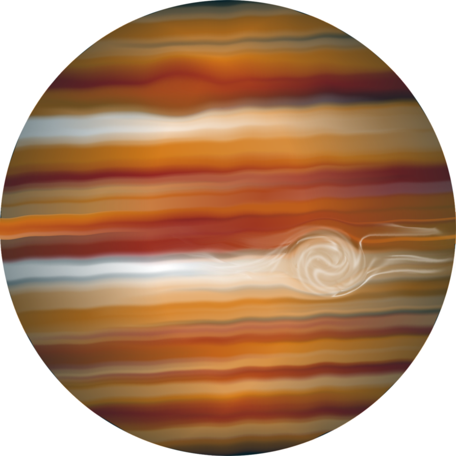 Jupiter Gas Giant Planetary Beauty.jpg PNG