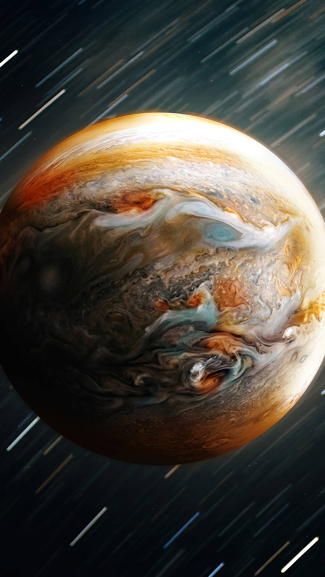 Jupiter In Space 4k Phone Wallpaper