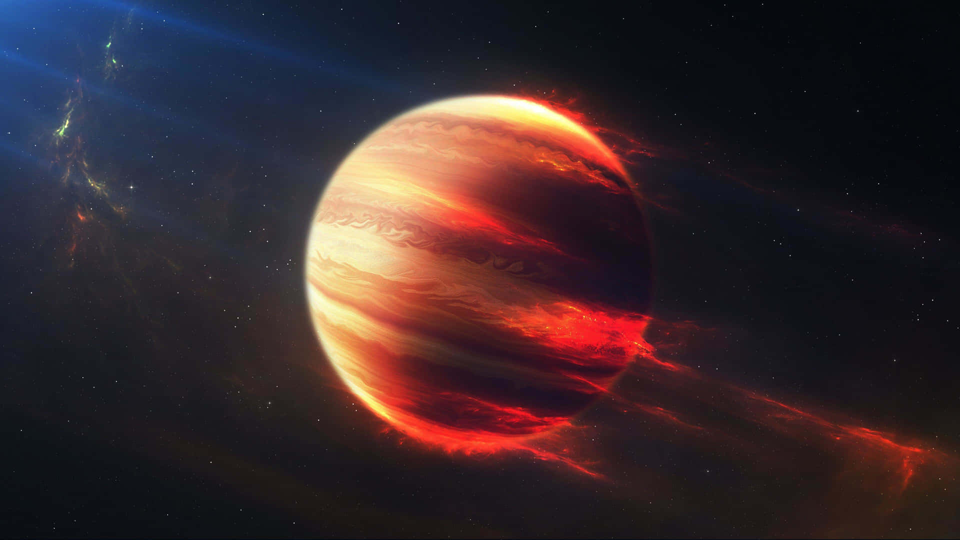 Deforbløffende Farver På Jupiter