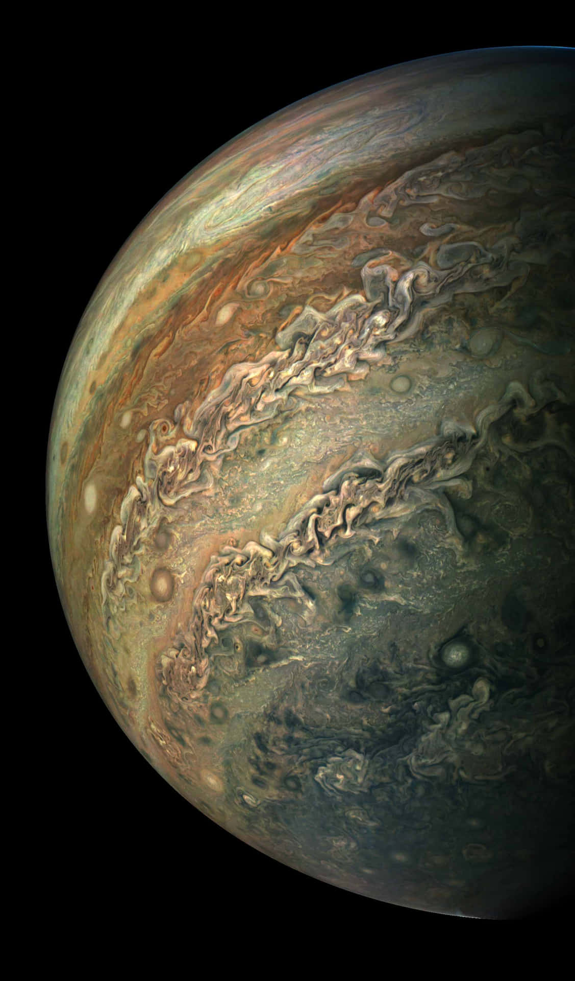 Unavista De Júpiter Tal Como Se Ve Desde Su Luna Europa.