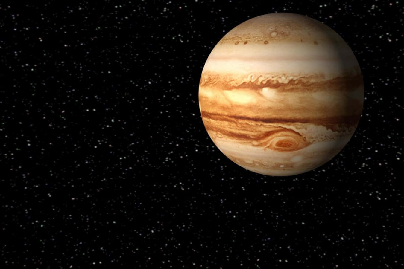 Utforskabeskrivningar Av Jupiters Magnifika Gas- Och Dammmoln.