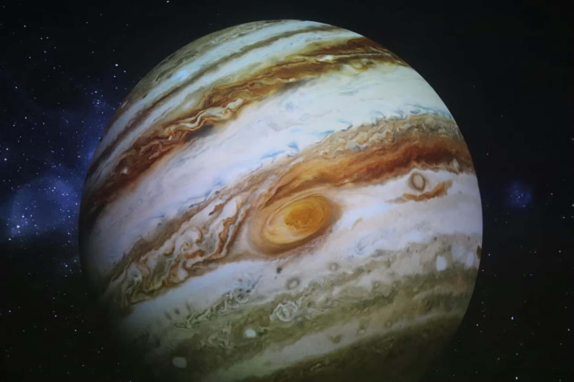 Kosmischeschönheit - Momentaufnahme Des Jupiters