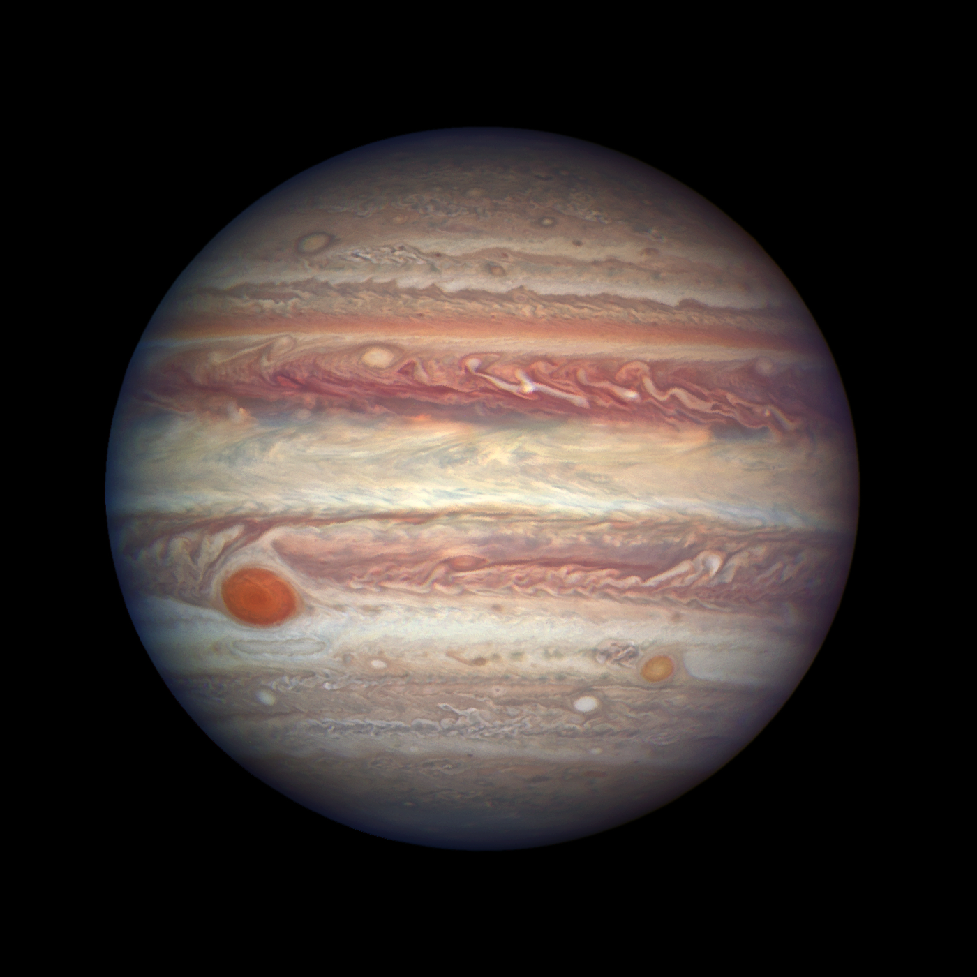 Ettæt Foto Af Jupiter Taget Fra En Nasa-rummission