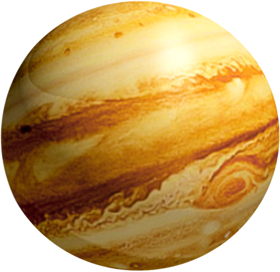 Jupiter Planet Closeup PNG