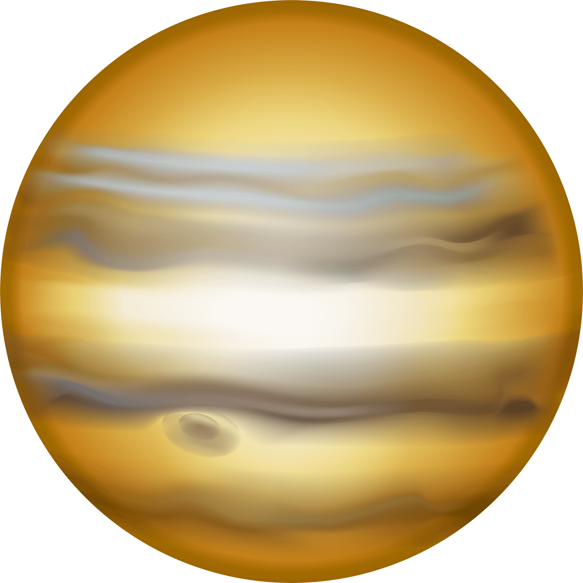 Jupiter Planet Illustration PNG