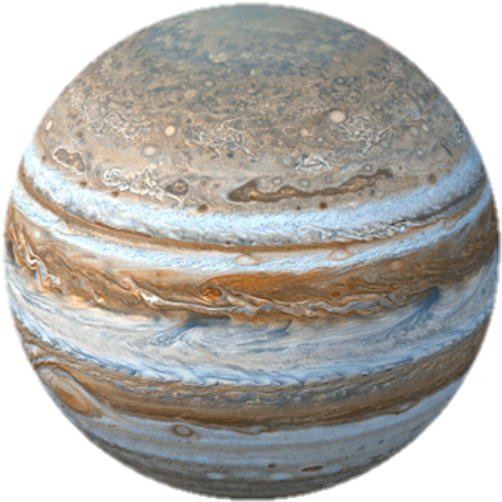 Jupiter Planet Portrait PNG