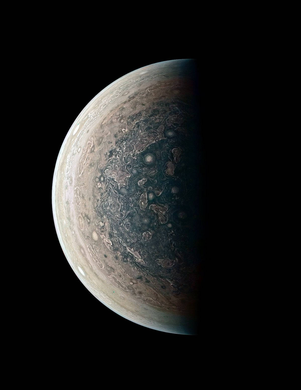 Jupitersundersida Som Bakgrundsbild. Wallpaper