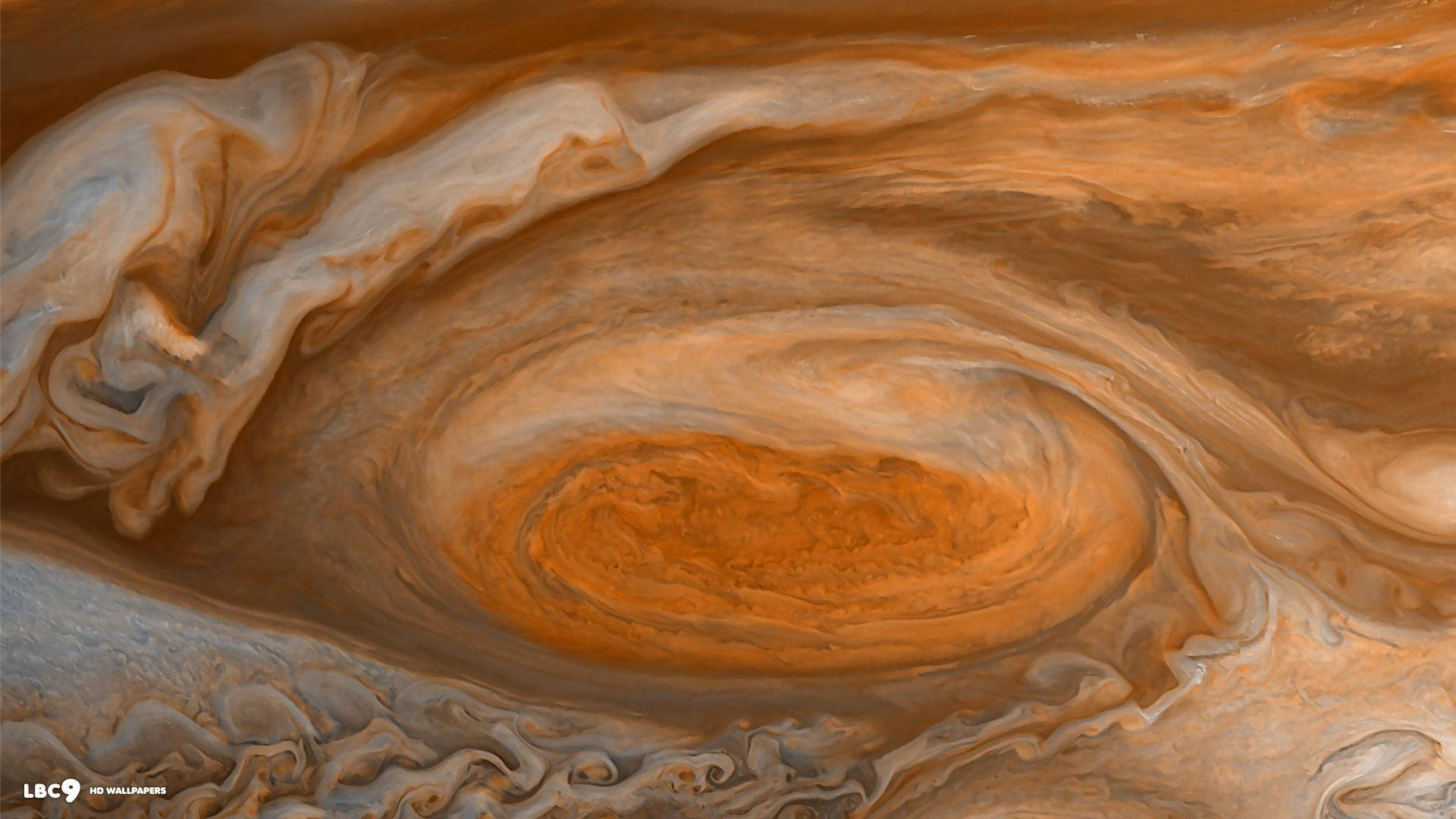 Jupiter's Great Red Spot Wallpaper