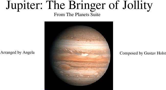 Jupiter The Bringerof Jollity Planets Suite PNG