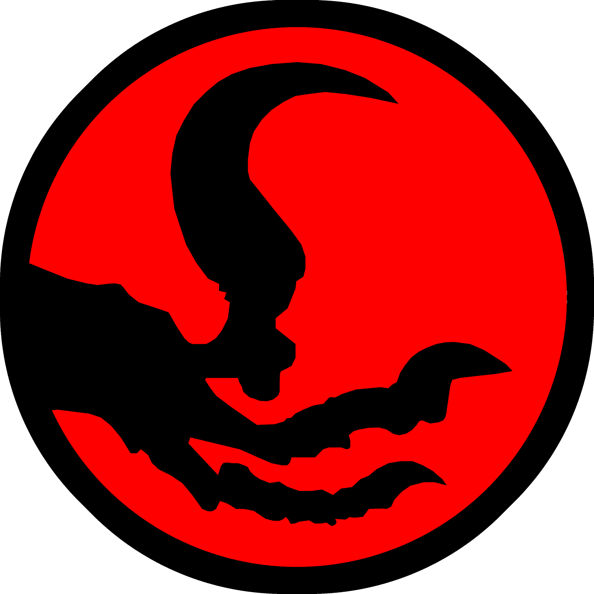 Jurassic Park Logo Redand Black PNG