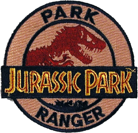 Jurassic Park Ranger Patch PNG