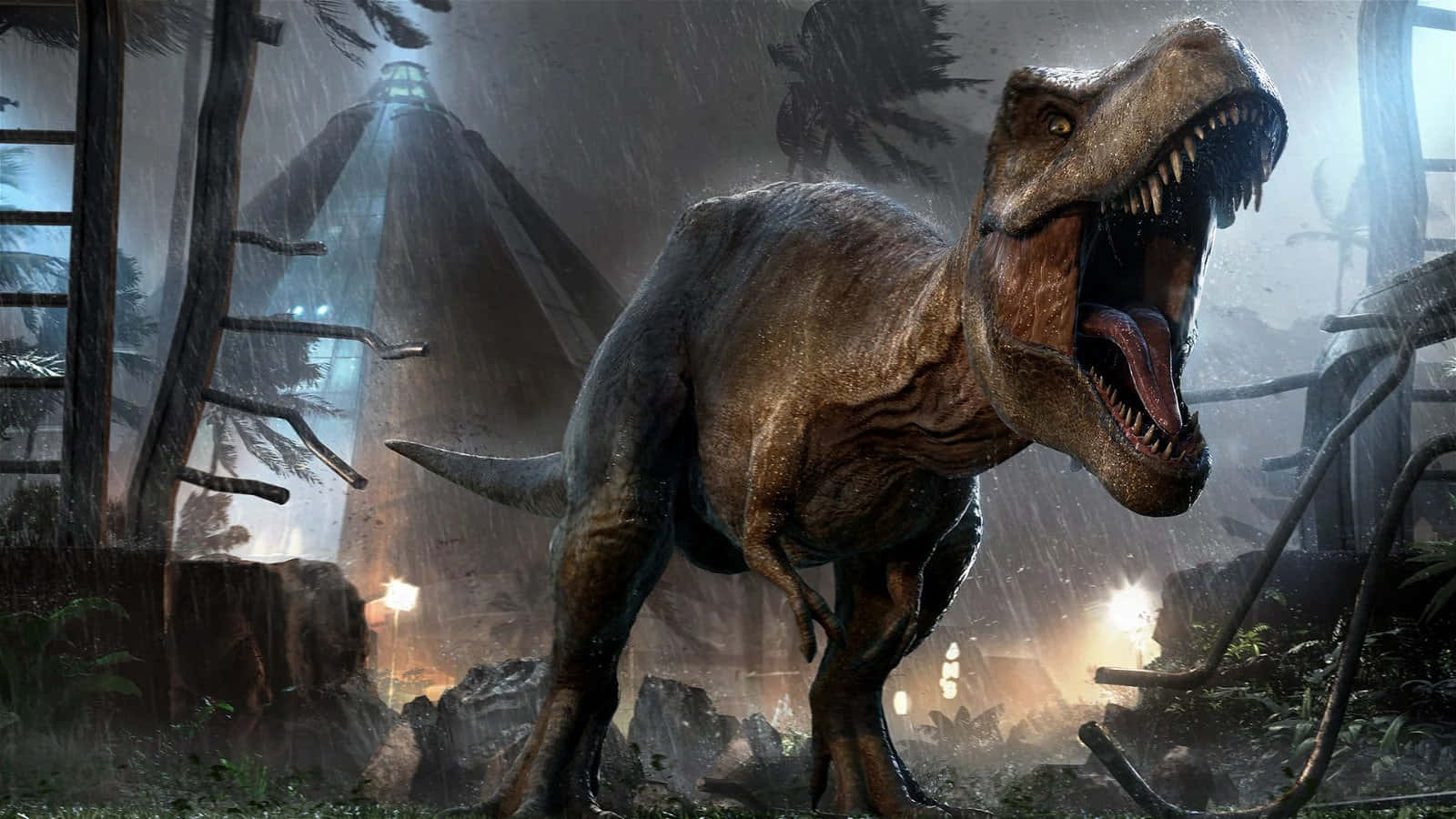 Välkommentill Jurassic World, Där Dinosaurier Vandrar Omkring.