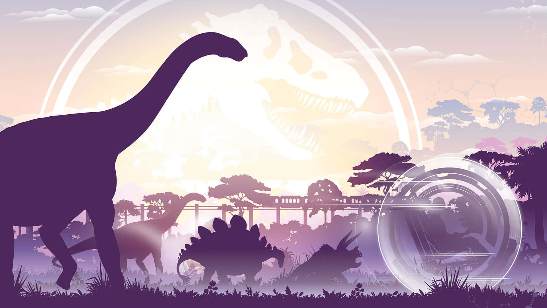 Återuppleväventyrets Spänning På Skärmen I Jurassic World