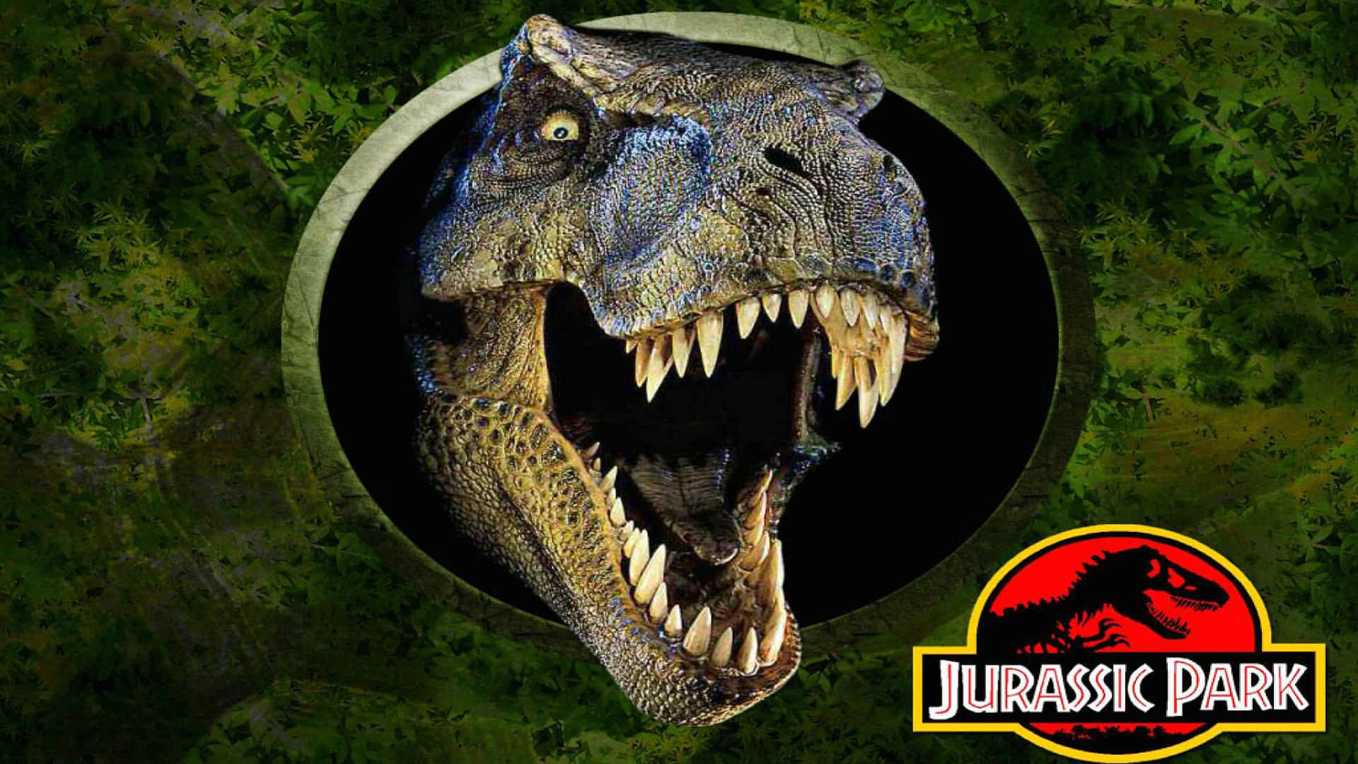 Jurassicpark T-rex Tapet.
