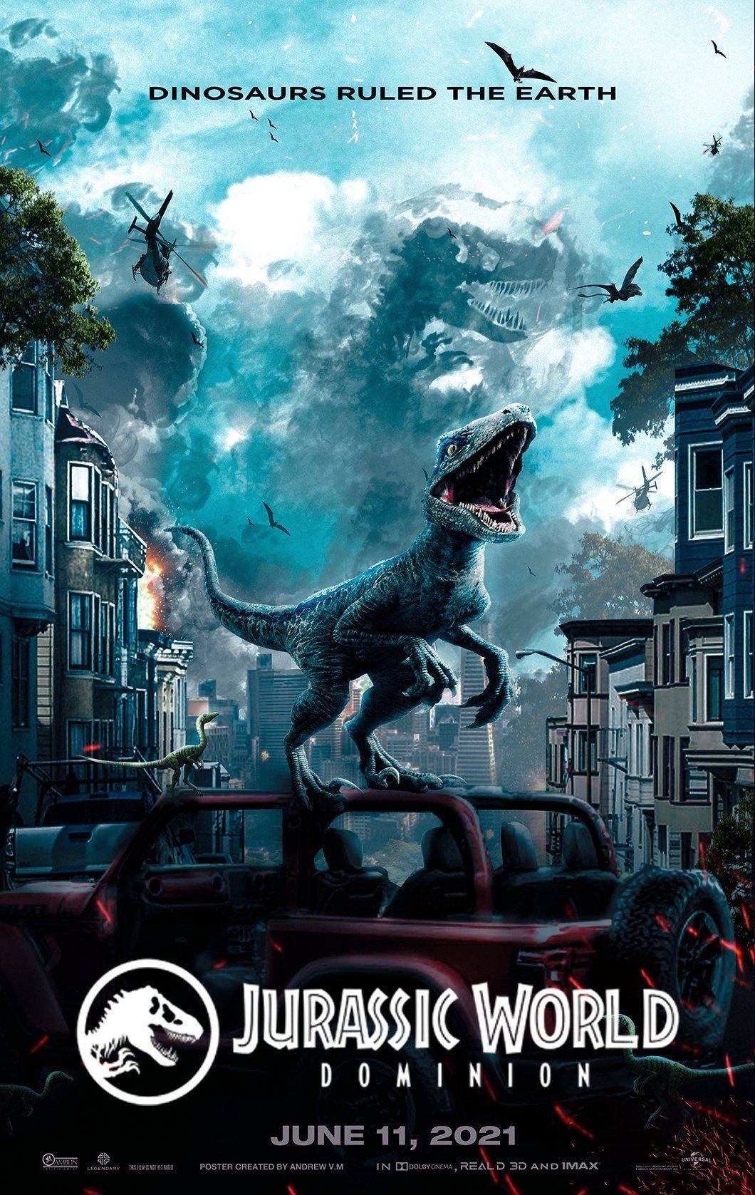Jurassic World Dominion City Poster