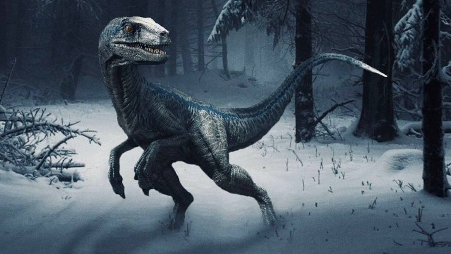 Jurassic World Dominion Dinosaur In Snow