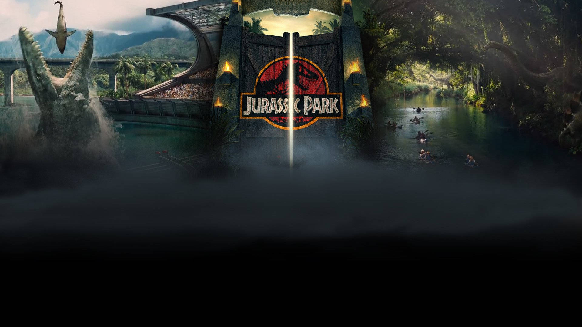 Jurassic World-porten. Wallpaper